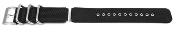 Casio Replacement Black Cloth Watch Strap for GA-100BBN-1 GA-100BBN