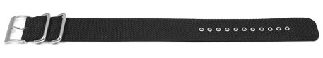 Genuine Casio Replacement Black Cloth Watch Strap f. DW-5600BBN-1, DW-5600BBN