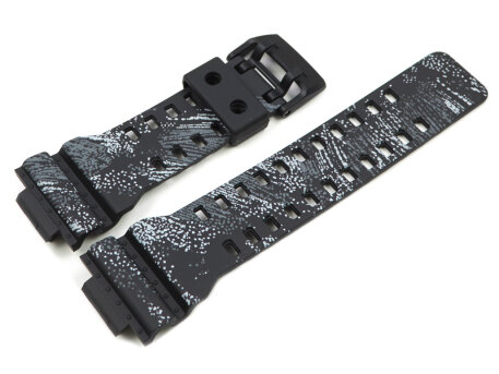Casio Black and White textile-like patterned Resin...