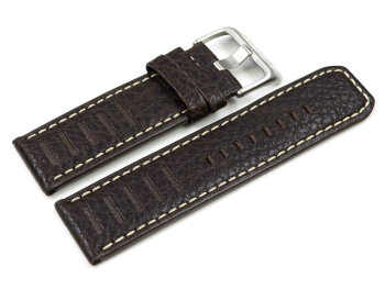 Lotus Dark Brown Leather Replacement Strap for 15532/1 15532/4