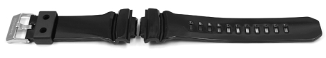 Genuine Casio Glossy Black Resin Watch Strap for GA-200BW-1A. GA-200BW