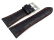 Genuine Lotus Black Leather Orange Stitching Watch Strap for 15411/9