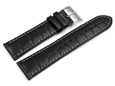Lotus Black Leather Watch Strap for 15628 15628/2 15628/3...