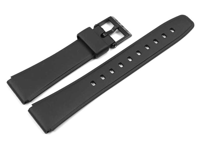 casio black resin strap