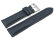 Watch strap - strong padded - Deer Leather - dark blue - Soft and very flexible