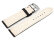 Watch strap - Genuine leather - vegetable tanned - black - quick change spring bar 18mm Steel