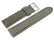 Watch strap - Genuine leather - vegetable tanned - grey - quick change spring bar 18mm Steel
