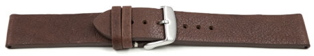 Watch strap - Berlin - Genuine leather - Soft Vintage - dark brown