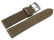 Watch strap - Berlin - Genuine leather - Soft Vintage - old brown 18mm Steel