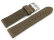Watch strap - Berlin - Genuine leather - Soft Vintage - old brown 22mm Steel