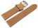 Watch strap - Berlin - Genuine leather - Soft Vintage - light brown 18mm Steel