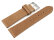 Watch strap - Berlin - Genuine leather - Soft Vintage - light brown 22mm Gold