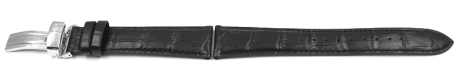 Genuine CASIO Black Leather Watch Strap for EFB-560SBL