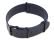 Watch strap - Nato - genuine leather - black