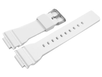 Genuine Casio White Resin Watch Strap GMA-S110CM GMA-S120MF GMA-S130