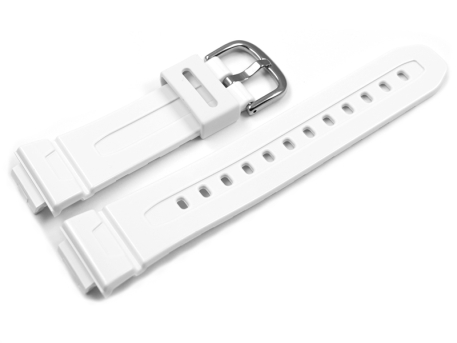 Genuine Casio Replacement White Resin Watch Strap for...