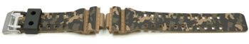 Casio Replacement Green Camouflage Resin Watch Strap...