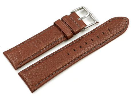 Genuine Lotus Light Brown Leather Watch Strap for 15848/1 15848