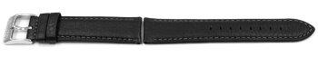 Genuine Lotus Black Leather Watch Strap for 15848 15300