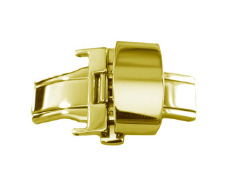 Butterfly Clasp - Gold - Stainless Steel - Polished 24mm