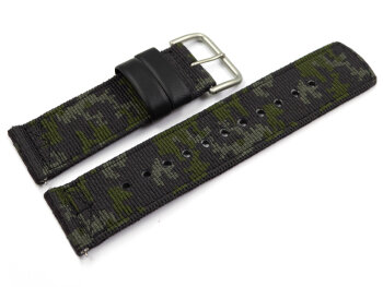 Casio Camouflage Cloth Watch Strap for Pro Trek PRG-650YBE-3 PRG-650YBE