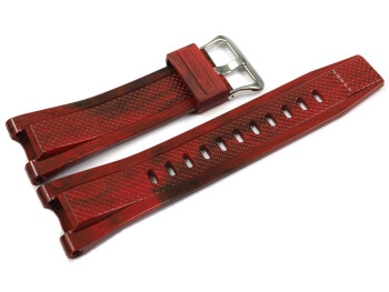 Casio Resin Red flecked with Black Watch Strap GST-210M-4A GST-210M-4