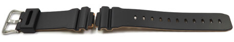 Genuine Casio Replacement Black Watch Strap for DW-6900LU-1 inner side khaki