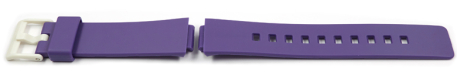 Purple Resin Replacement Strap Casio LDF-52-6A LDF-52-6 LDF-52