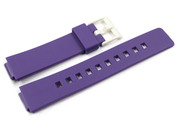 Purple Resin Replacement Strap Casio LDF-52-6A LDF-52-6 LDF-52