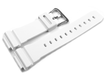 Casio White Resin Watch Strap for GW-M5610MW-7 DW-5600CU-7