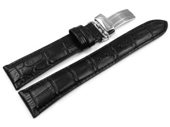 Casio Edifice Black Leather Watch Strap EFB-530L-2 EFB-530L-2AVUER  