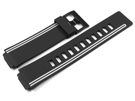 Casio Replacement Black Resin Watch Strap LCF-21