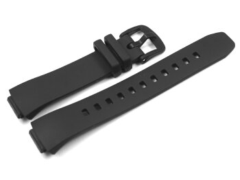 Genuine Casio Black Resin Replacement Watch Strap Casio for BSA-B100 BSA-B100-1