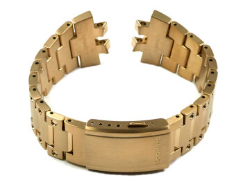 Genuine Casio Satingold-tone Stainless Steel Watch Strap...
