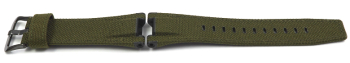 Casio Dark Green Cloth Cordura Watch Strap GST-W130BC GST-S130BC GST-W130BC-1A3 GST-S130BC-1A3