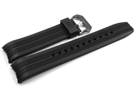 Genuine Casio Replacement Black Resin Watch strap EFR-543RBP