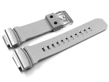 Casio Replacement Silver Gray Resin Watch Strap...