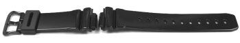 Casio Shiny Black Resin Watch Strap DW-6900LA-1 DW-6900LA