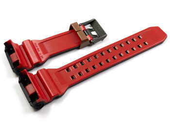 Casio 35th Anniversary Black and Red Resin Carbon Fiber insert Replacement Strap GPR-B1000TF-1ER GPR-B1000TF