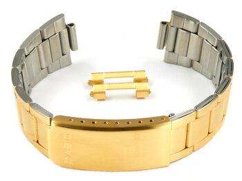 Casio Gold TOne Stainless Steel Watch Strap Bracelet for MTP-1150N MTP-1130N