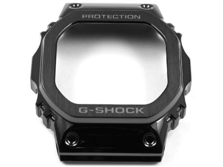  Genuine Casio Full Metal Square Series Black Stainless Steel Bezel for GMW-B5000G-1 