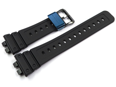 Casio Full Metal Square Series Black Resin Strap with...