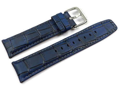 Genuine Festina Dark Blue Leather Watch Strap for F16573