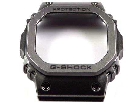 Casio Black Aged Metal Stainless Steel Full Metal Square Series Bezel for GMW-B5000V-1