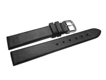 Black Leather Strap suitable for SKW6300 with Steel Tone...