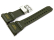 Casio Olive Green Resin Carbon Fiber insert Replacement Strap GPR-B1000-1B GPR-B1000-1BER