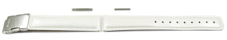 Genuine Casio Replacement White Leather Watch Strap SHE-5020L-7A SHE-5020L  SHE-5020L-7