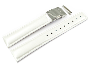 Genuine Casio Replacement White Leather Watch Strap SHE-5020L-7A SHE-5020L  SHE-5020L-7