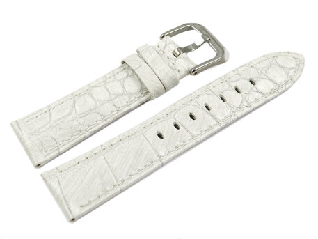 White Leather Watch Strap Lotus for 15745/1 15745...