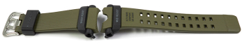 Genuine Casio Khaki Green Resin Watch Strap for GG-B100-1A3 